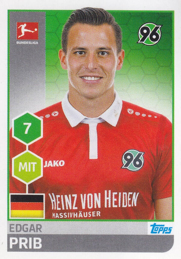 Edgar Prib - Hannover 96 - Topps Bundesliga 2017 - Basis Bild - Nr. 116