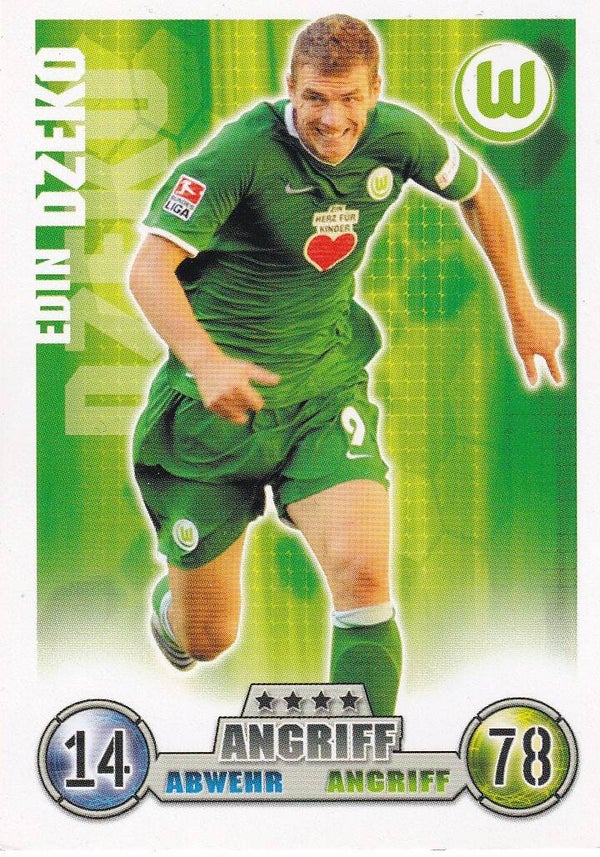 Edin Dzeko / VFL Wolfsburg / Topps Match Attax 2008 / Basis Karte / Nr. 321