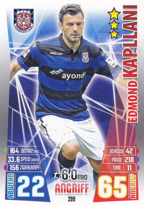 Edmond Kapllani / FSV Frankfurt / Topps Match Attax 2015 / Basis Karte / Nr. 399