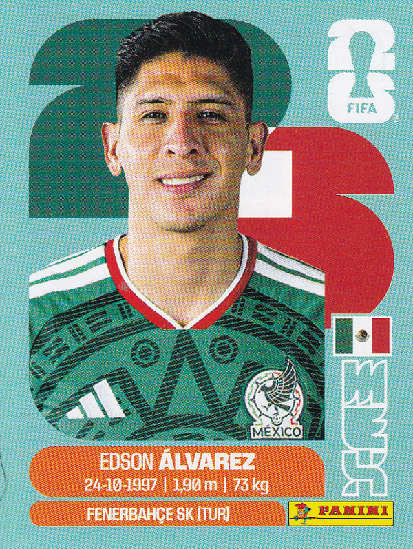 Edson Alvarez - Mexico - Panini WM 2026 - Basis Bild - MEX10