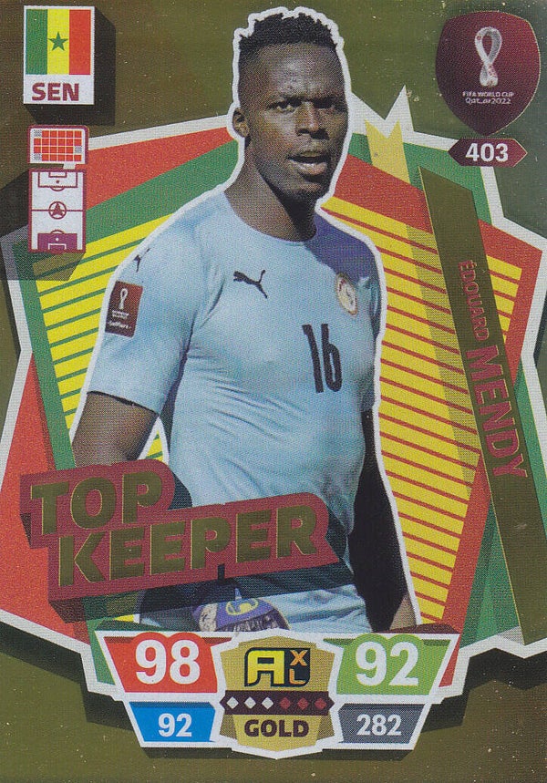 Edouard Mendy - Senegal - Panini WM 2022 - Top Keeper Gold - Nr. 403