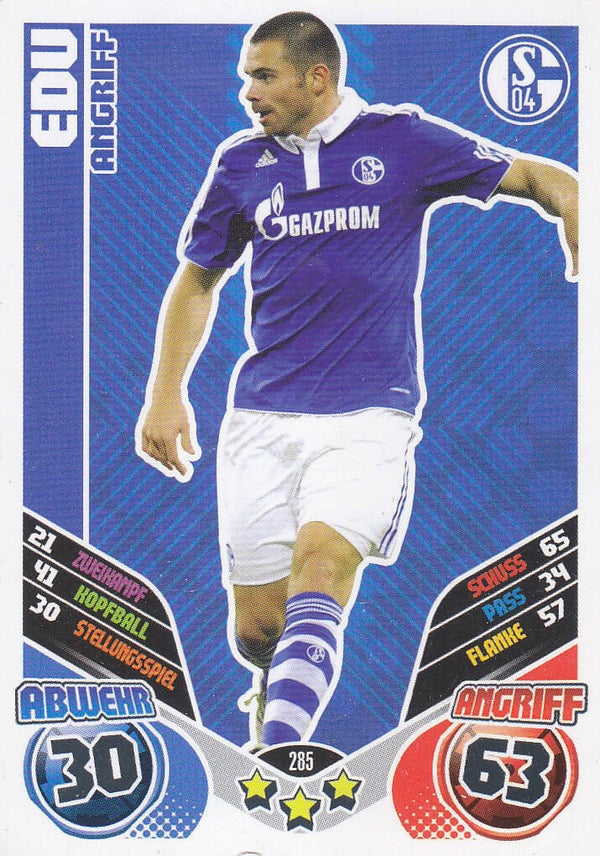 Edu FC Schalke 04 Basis Karte Nr.285