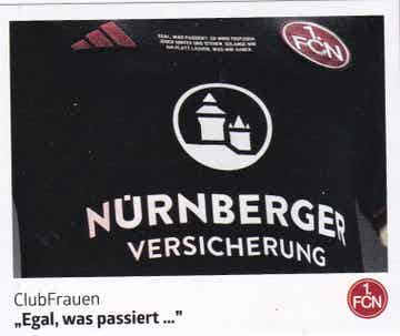 Egal was Passiert / Panini 125 Jahre 1.FC Nürnberg / Club Frauen / Nr. 55