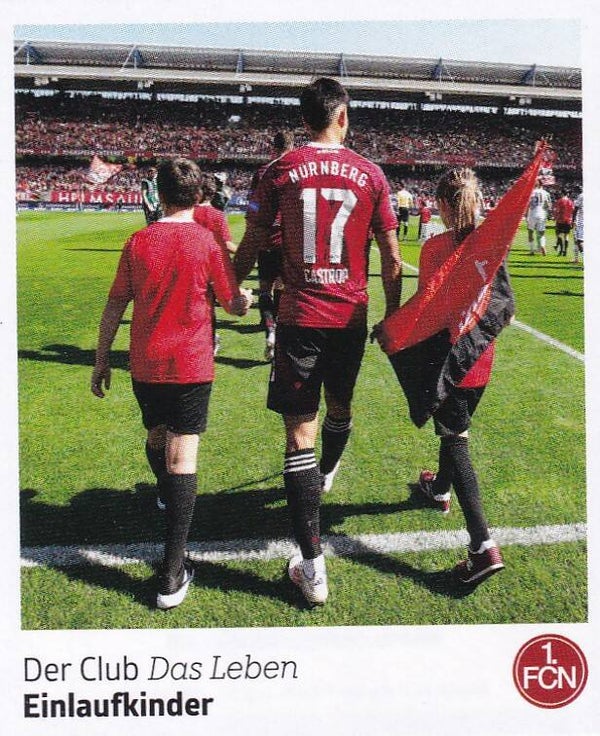 Einlaufkinder - Panini 125 Jahre 1.FC Nürnberg - Der Club Das Leben - Nr. 284