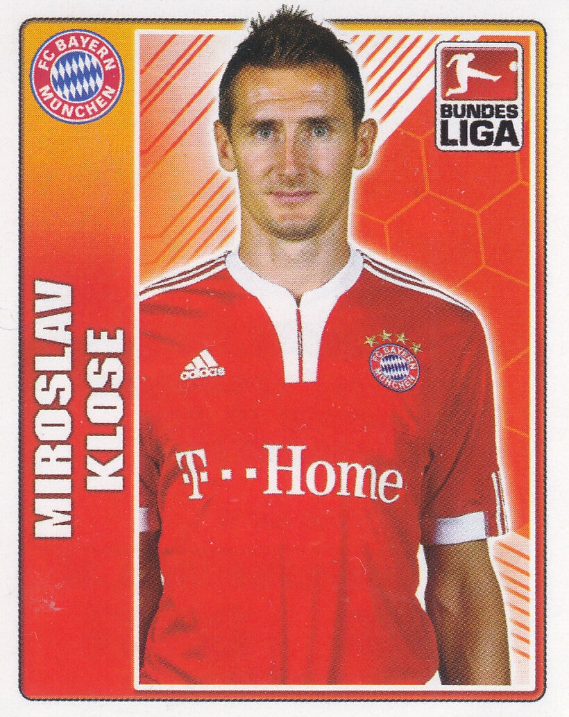 Miroslav Klose / FC Bayern München / Topps Bundesliga 2009 / Basis Bild / Nr.329