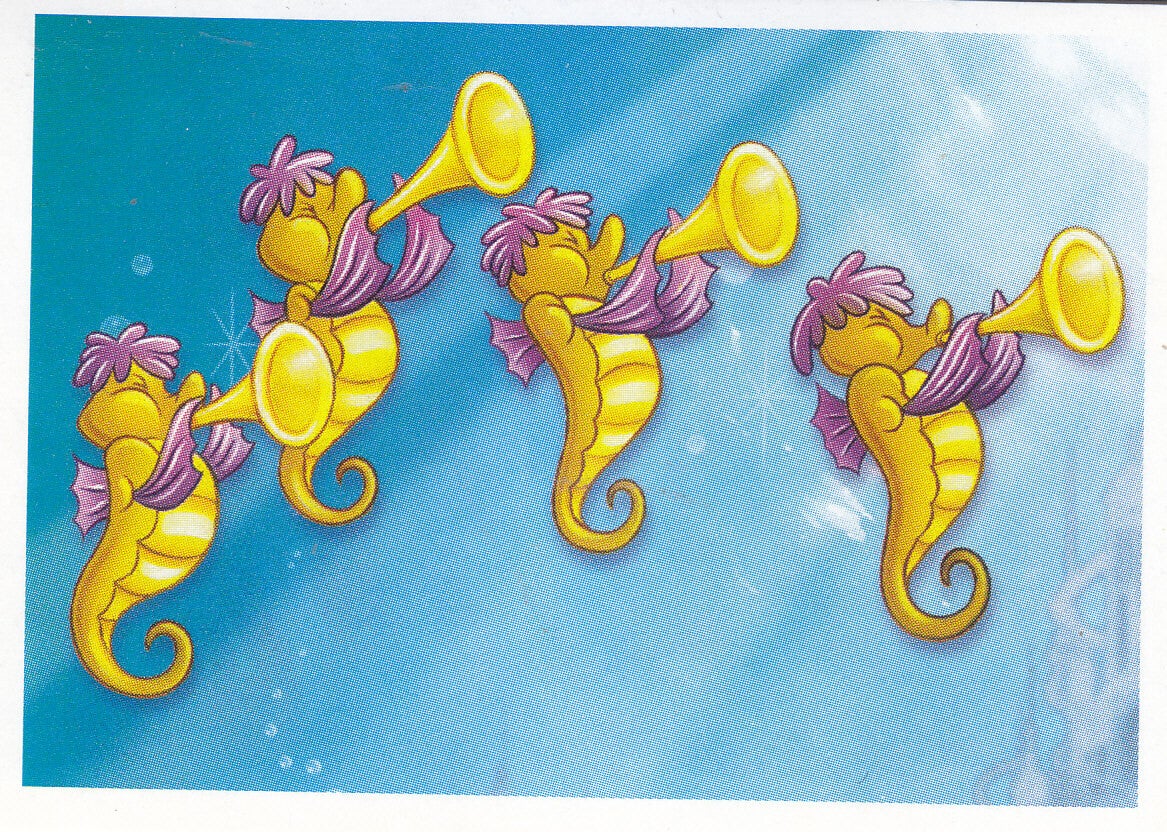 Seepferdchen - Panini Weihnachten mit Guten Disney Freunden - Nr. 88