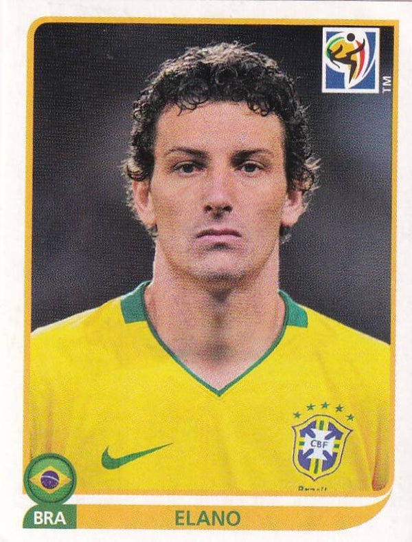 Elano - Brasilien - Panini WM 2010 - Basis Bild - Nr. 498