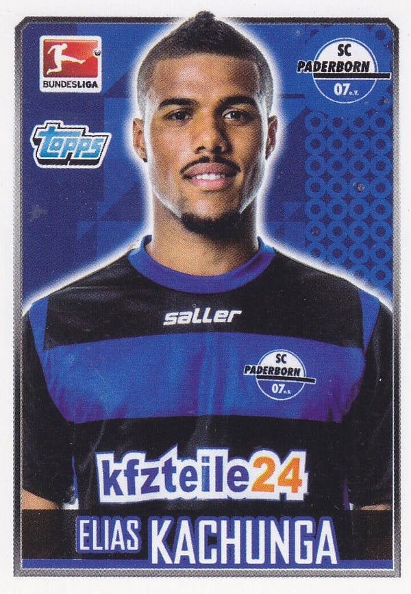 Elias Kachunga / SC Paderborn / Topps Bundesliga 2014 / Basis Bild / Nr. 228