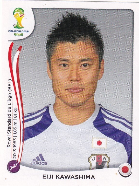 Elji Kawashima - Japan - Panini WM 2014 - Basis Bild - Nr. 243