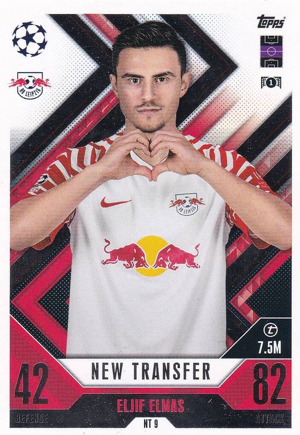 Eljif Elmas / RB Leipzig / Topps Champions League 2023 / New Transfer / Nr. NT 9