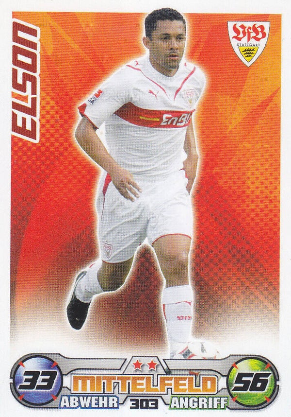 Elson / VFB Stuttgart / Topps Match Attax 2009 / Basis Karte / Nr.303