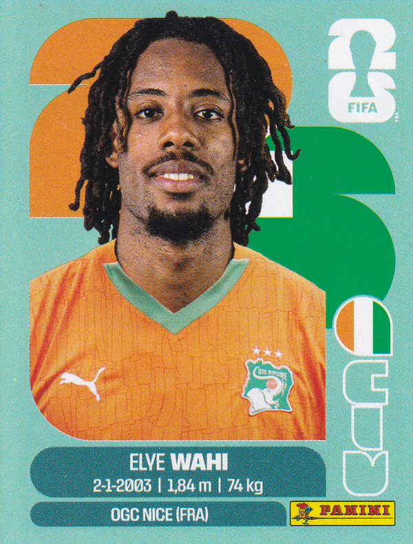 Elye Wahi - Elfenbeinküste - Panini WM 2026 - Update - CIV16a