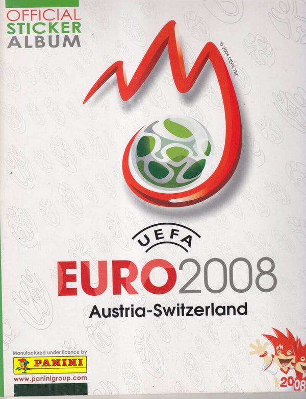 Panini Sammelalbum - Fussball EM 2008 - mit 205 Bildern