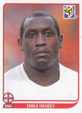 Emile Heskey / England / Panini WM 2010 / Basis Bild / Nr. 197