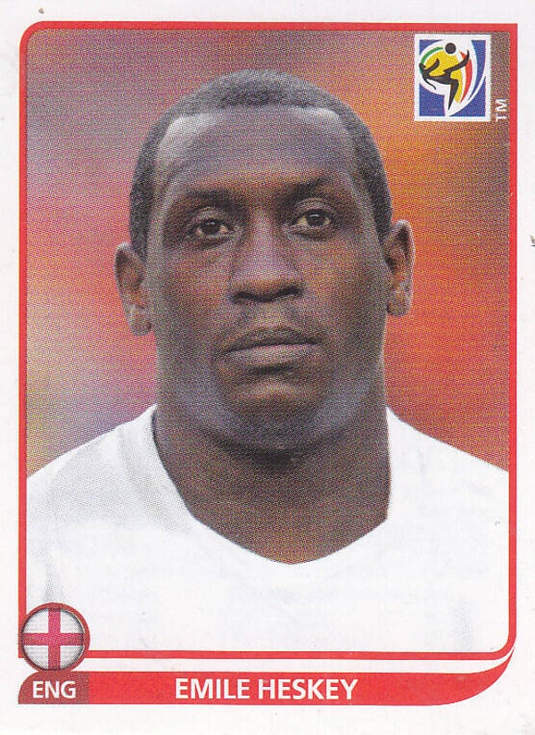 Emile Heskey / England / Panini WM 2010 / Basis Bild / Nr. 197