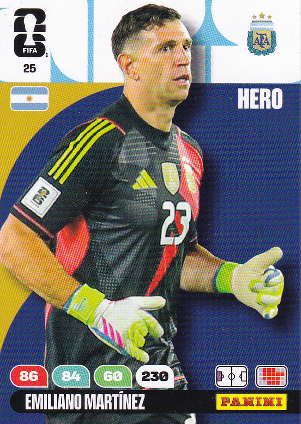 Emiliano Martinez - Argentinien - Paninie WM 2026 - Hero - Nr. 25