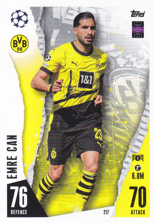 Emre Can / Borussia Dortmund / Topps Champions League 2023 / Basis Karte / Nr. 217