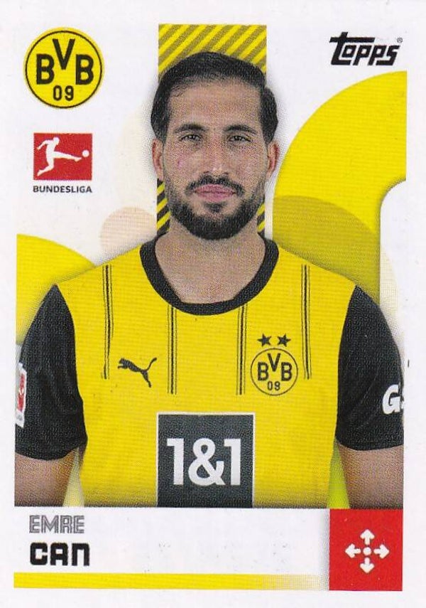 Emre Can - Borussia Dortmund - Topps Bundesliga 2024 - Basis Bild - Nr. 109