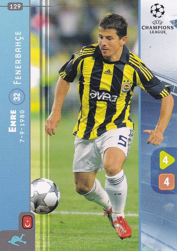 Emre / Fenerbahce Istanbul / Panini Champions League 2008 / Basis Karte / Nr. 129