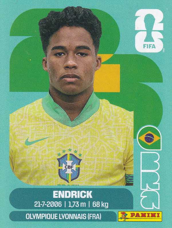 Endrick - Brasilien - Panini WM 2026 - Update - BRA16a