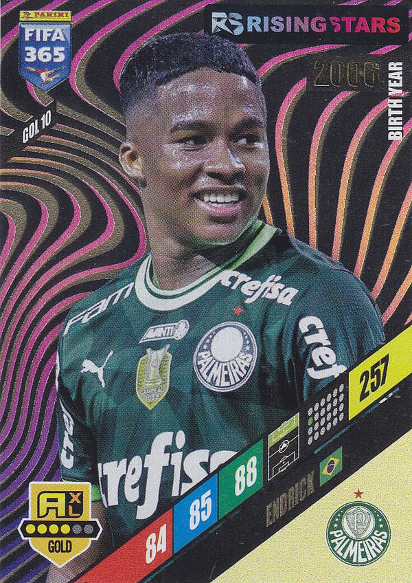 Endrick Palmeiras Rising Stars Karten Nr.GOL10
