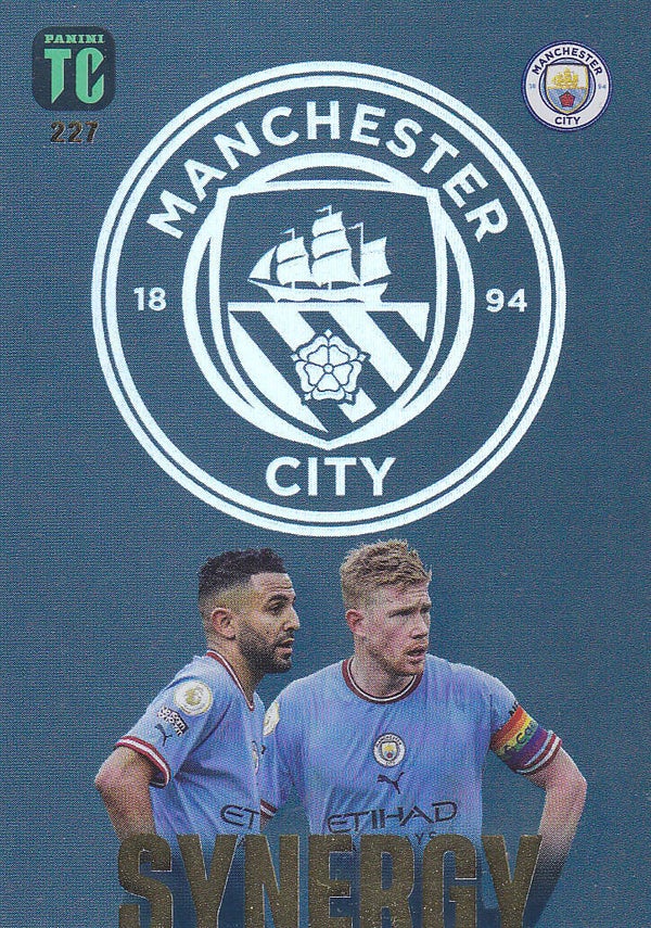 Mahrez & de Bruyne / Manchester City / Panini Top Class 2023 / Synergy Karte / Nr.227