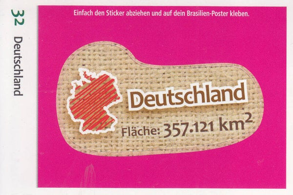 Deutschland / Entdecke Brasilien / Landeskarte / Nr. 32