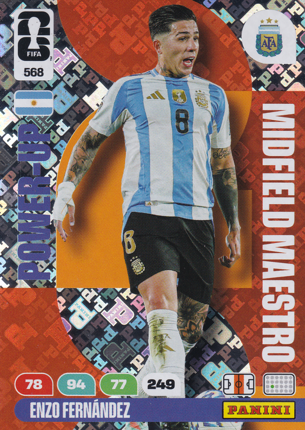 Enzo Fernandez - Argentinien - Panini WM 2026 - Midfield Maestro - Nr.568