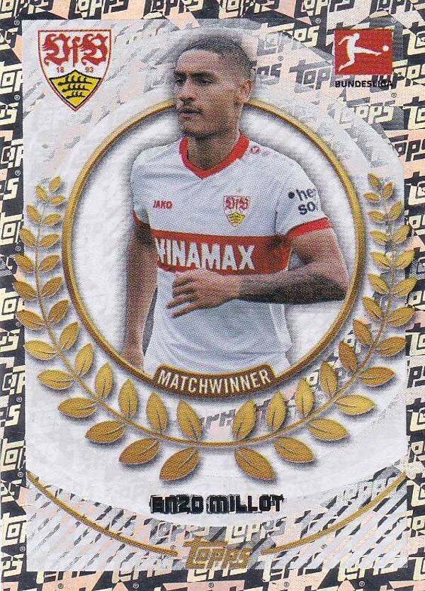 Enzo Millot / VFB Stuttgart / Topps Bundesliga 2024 / Matchwinner / Nr. 399
