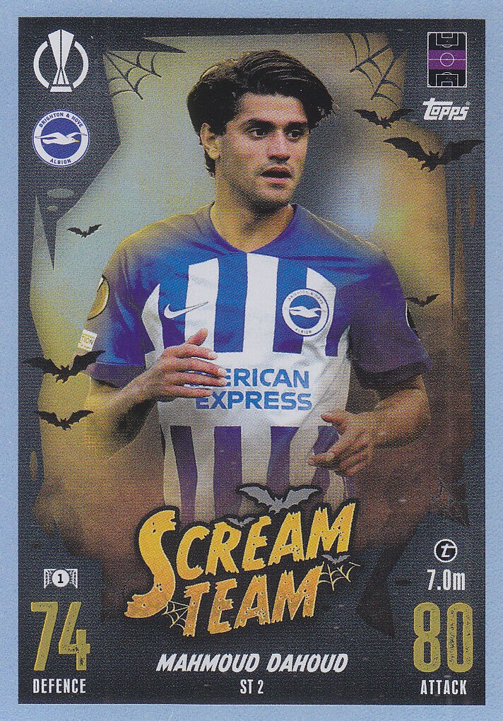 Mahmoud Dahoud / FC Brighton & Hove Albion / Topps Champions League 2023 / Scream Team / Karte Nr. ST2