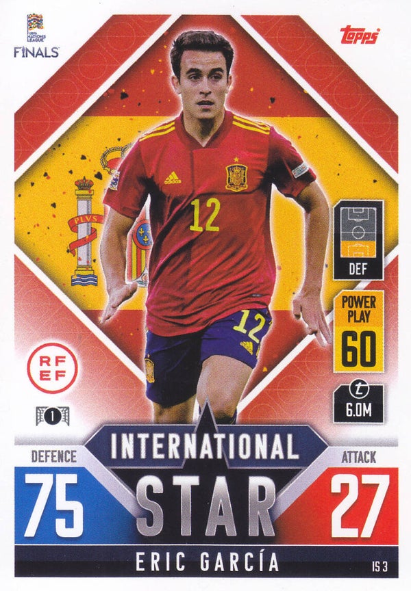 Eric Garcia - Spanien - Topps Nations League Finals 2022 - Nr. IS 3