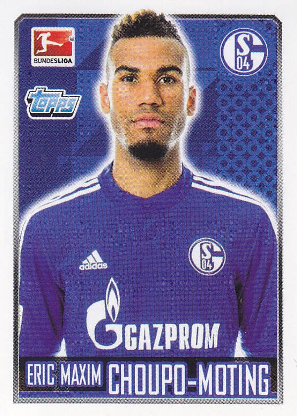 Eric Maxim Choupo-Moting / FC Schalke 04 / Topps Bundesliga 2014 / Basis Bild / Nr. 242