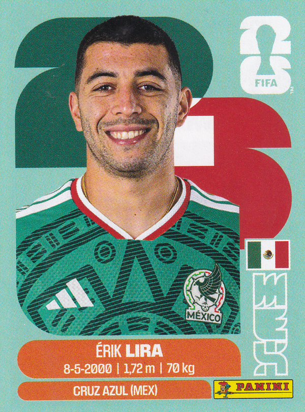 Erik Lira - Mexico - Panini WM 2026 - Update - MEX12a