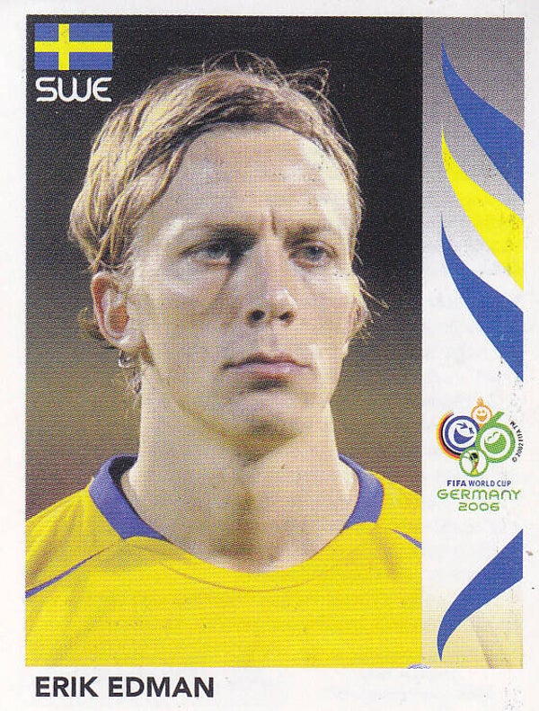 Erik Edman -Schweden - Panini WM 2006 - Basis Bild - Nr. 154