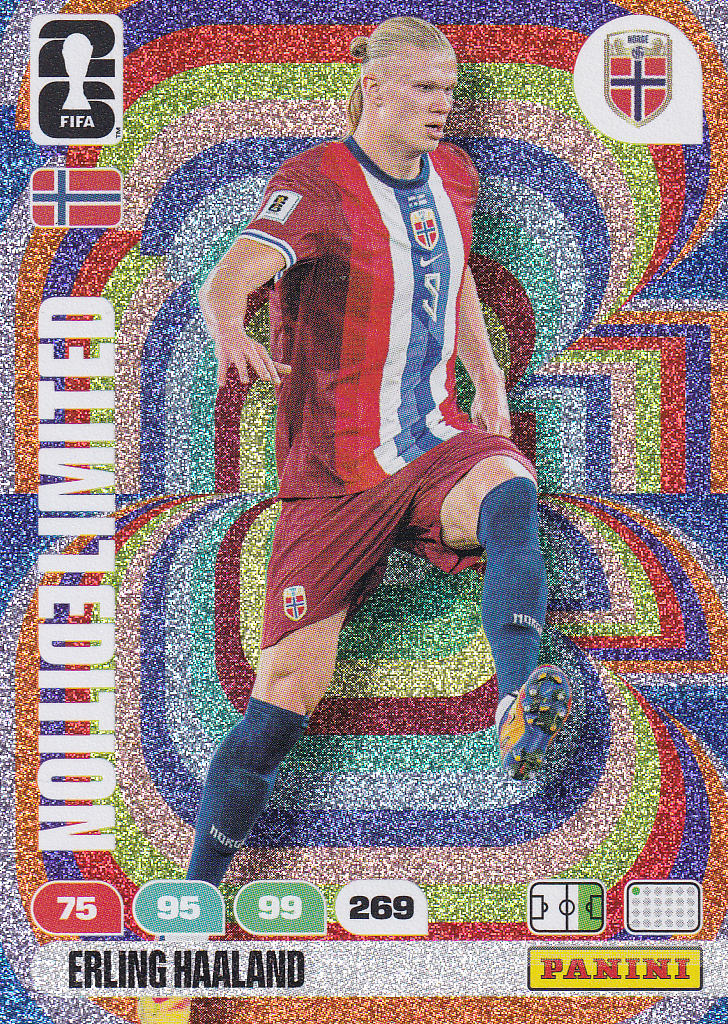 Erling Haaland - Norwegen - Panini WM 2026 - Limited Edition - Nr. LE-EH
