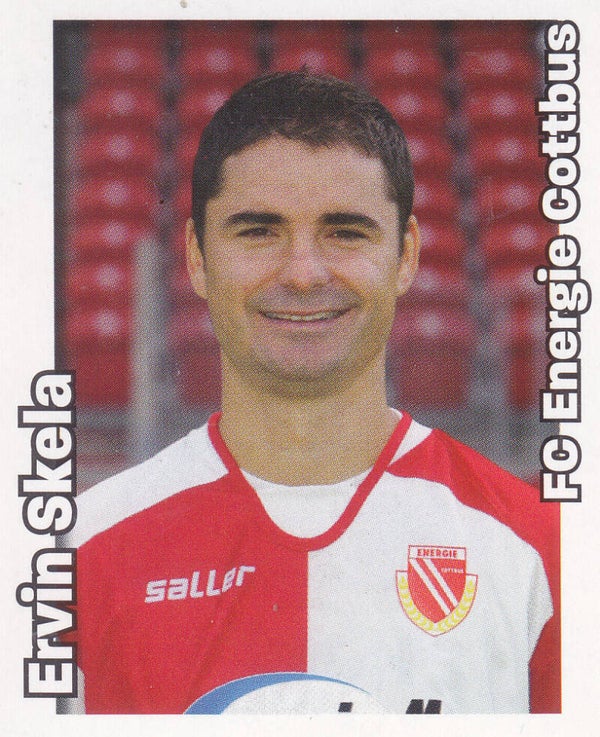Ervin Skela / FC Energie Cottbus / Panini Bundesliga 2008 / Basis Bild / Nr. 133