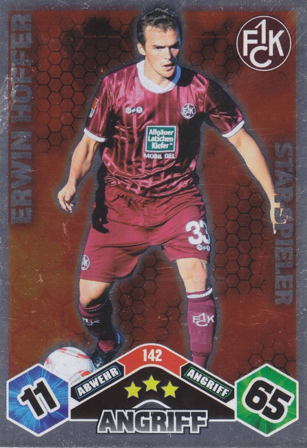 Erwin Hoffer / 1.FC Kaiserslautern / Topps Match Attax 2010 / Star-Spieler / Nr. 142