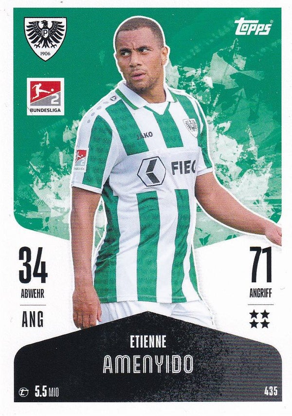 Etienne Amenyido / SC Preussen Münster / Topps Match Attax 2024 / Basis Karte / Nr. 435