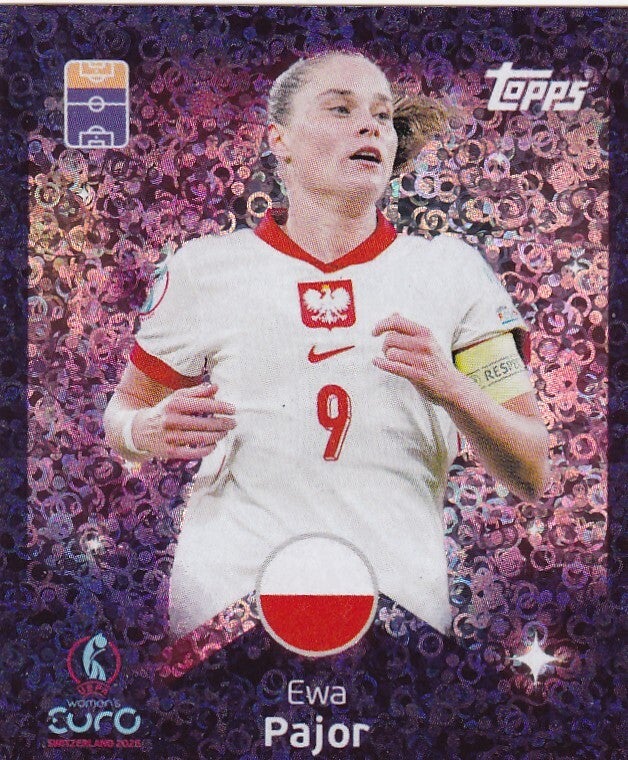 Ewa Pajor - Polen - Topps Frauen EM 2025 - Shining Stars - Nr. 159