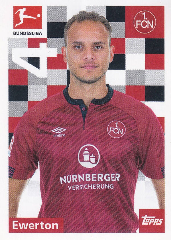 Ewerton / 1.FC Nürnberg / Topps Bundesliga 2018 / Basis Bild / Nr. 216