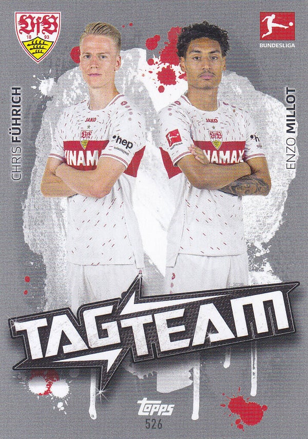 Chris Führich & Enzo Millot / VFB Stuttgart / Topps Match Attax Extra 2013 / Tag Team / Nr.526
