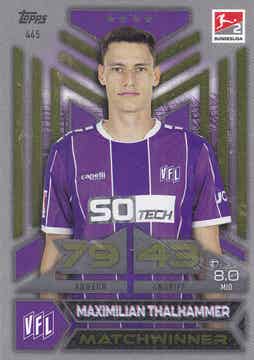 Maximilian Thalhammer / VFL Osnabrück / Topps Match Attax 2023 / Matchwinner 2.Bundesliga / Nr.445