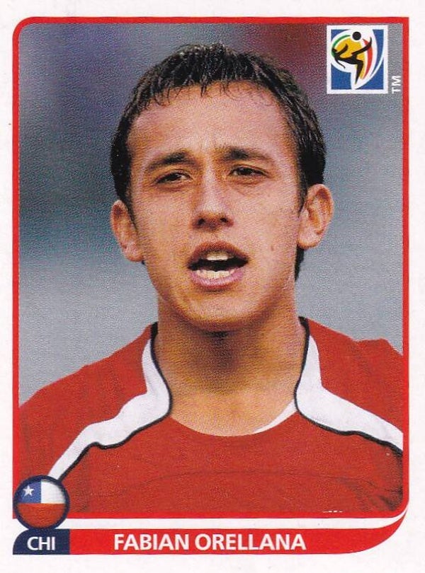 Fabian Orellana / Chile / Panini WM 2010 / Basis Bild / Nr. 633