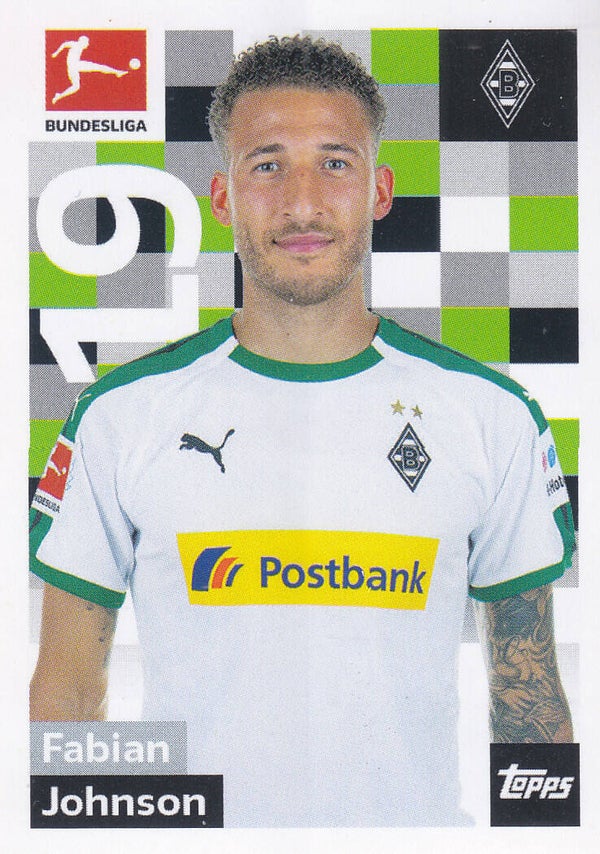 Fabian Johnson / Borussia Mönchengladbach / Topps Bundesliga 2018 / Basis Bild / Nr. 194