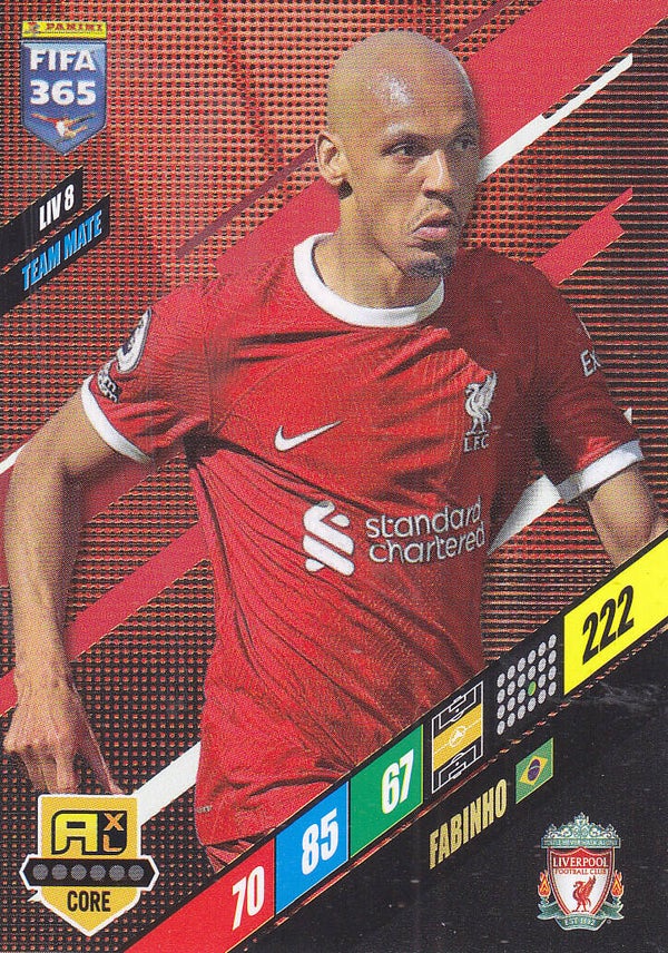 Fabinho - FC Liverpool - Panini Fifa 365 Jahr 2024 - Team Mate Icon Core - Nr. LIV 8