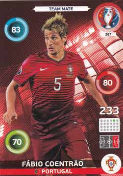 Fabio Coenträo - Portugal - Panini EM 2016 - Team Mate - Nr. 267