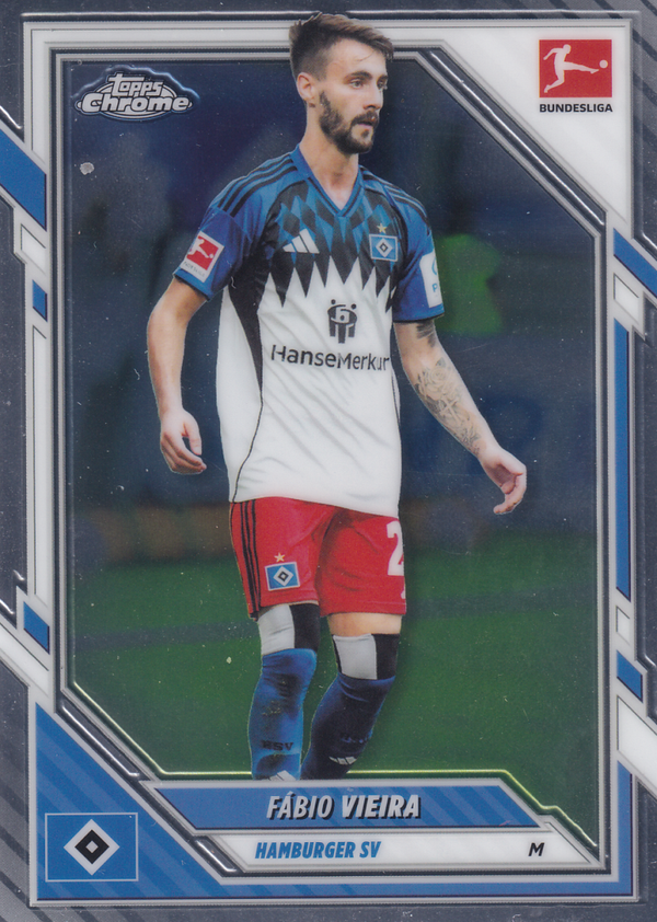 Fabio Vieira - Hamburger SV - Topps Chrome 2025 - Basis Bild - Nr. 36