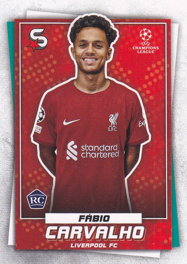 Fabio Carvalho / FC Liverpool / Topps Super Stars 2022 / Basis Karte / Nr.15
