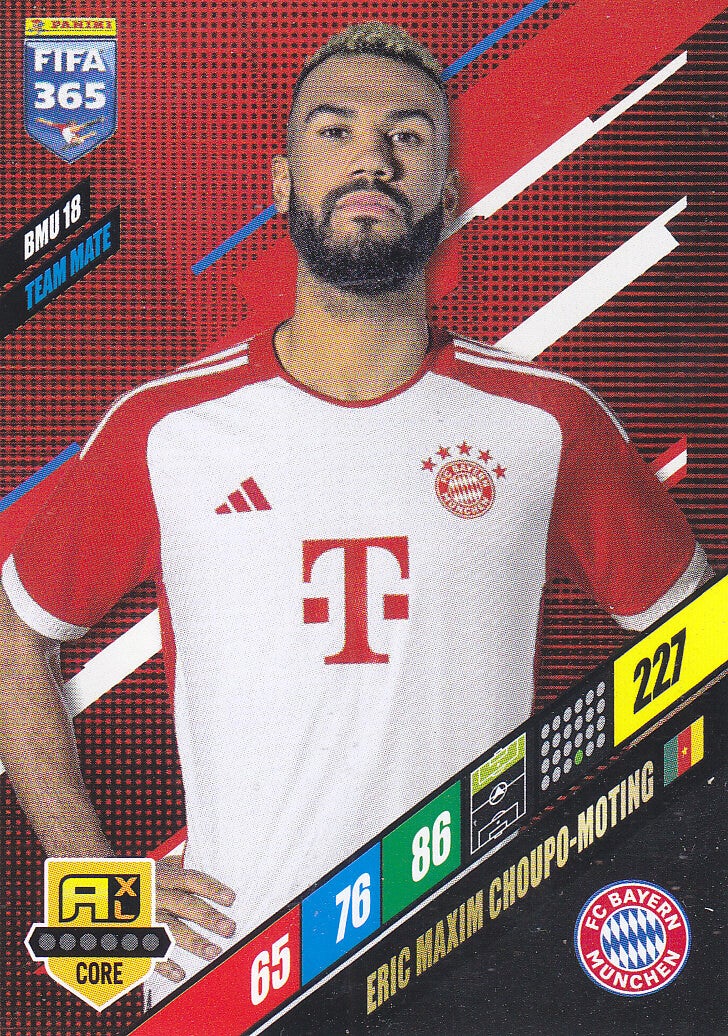 Eric Maxim Choupo-Moting FC Bayern München Team Mate Nr. BMU 18