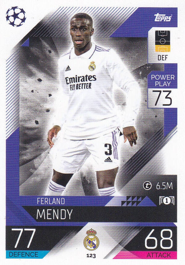Ferland Mendy / Real Madrid / Topps Champions League 2022 / Basis Karte / Nr. 123
